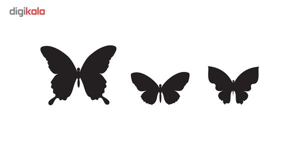 استیکر گوشی طرح the butterfly بسته 2 عددی