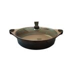 تابه درب دار اس جی ان طرح گرانیتی سایز 32