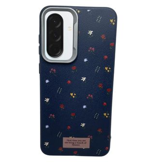 کاور طرح چرمی مدل گل ریز مناسب برای گوشی موبایل سامسونگ Galaxy A36
