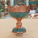 آجیل خوری مس و فیروزه 9 سانت