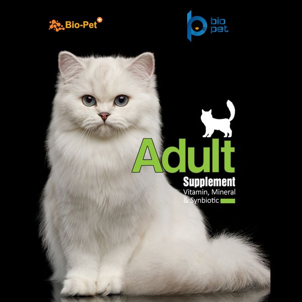 مکمل گربه بالغ بایو پت مدل Adult وزن 200 گرم