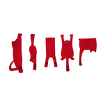 آویز پشت دری gorband قرمز 5 تایی