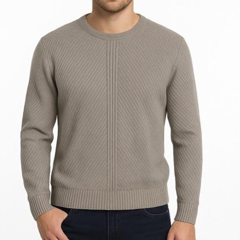 پلیور پترن دار یقه گرد مردانه سوپردرای کدSD7626001