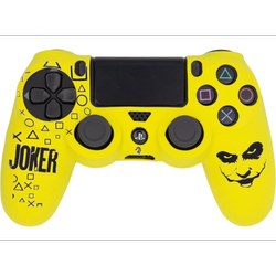 روکش دسته بازی PS4 طرح Joker زرد و مشکی