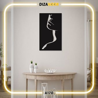 تابلو دیوارکوب طرح چهره زن دیزانور کد A170
