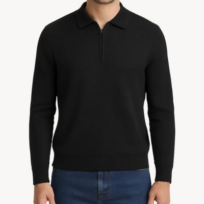 پلیور نیم زیپ آستین بلند مردانه سوپردرای کدsd-7626005