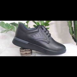 کفش چرمی مردانه دلپا بند دار کد 280