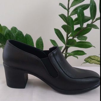 کفش زنانه مشکی  با پاشنه 5سانتی مدل آرمینا کد366