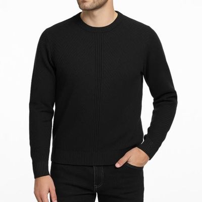 پلیور پترن دار یقه گرد مردانه سوپردرای کدSD7626001