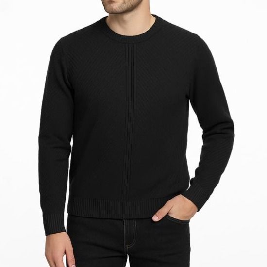 پلیور پترن دار یقه گرد مردانه سوپردرای کدSD7626001