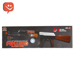 تفنگ اسباب بازی کلا شینکف ساچمه ای و ابری مدل AK123 کد 435000