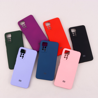قاب شیائومی  ردمی نوت 11 پرو - Redmi Note 11 Pro مدل محافظ لنزدار سیلیکونی اورجینال پاک کنی