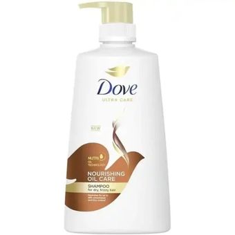 شامپو مغذی چرب داو برای موهای خشک و وز 680 میل Dove Nourishing Oil Care Shampoo