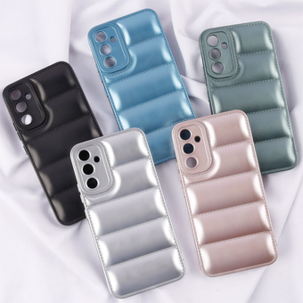 قاب سامسونگ گلکسی آ 34 - Samsung Galaxy A34 مدل ژله ای اکلیلی براق محافظ لنزدار