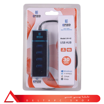 هاب 4 پورت USB2.0 انزو مدل ENZO USB UH-42