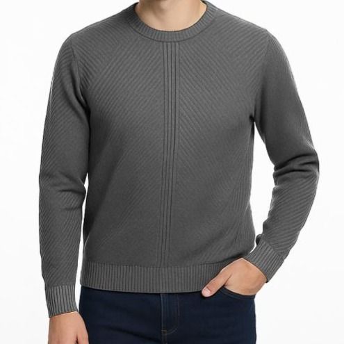 پلیور پترن دار یقه گرد مردانه سوپردرای کدSD7626001