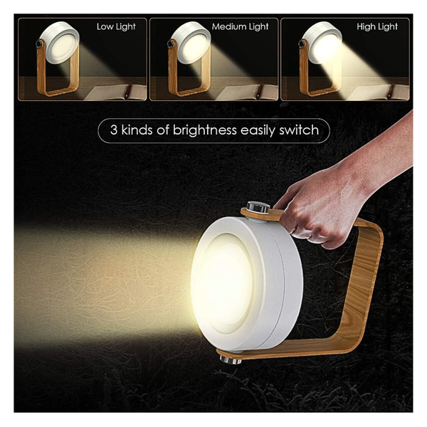 چراغ فانوسی تاشو شارژی (قابل حمل)