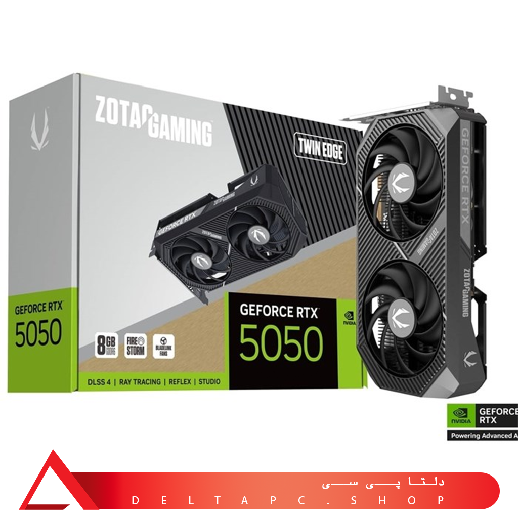 کارت گرافیک زوتک گیمینگ GeForce RTX 5050 Twin Edge OC