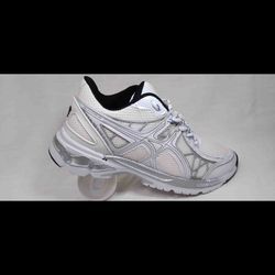 کتونی اسیکس سفید طوسی کد148