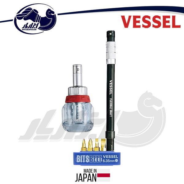 ست پیچ گوشتی جغجغه ای وسل مدل TD-6700FX-4