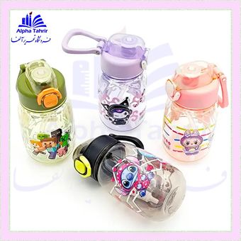 قمقمه کودکانه نی دار شفاف کد 6906 ( هیرو HERO )