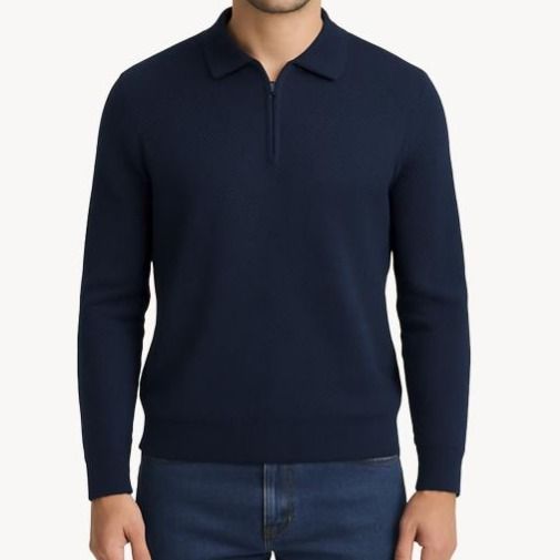 پلیور نیم زیپ آستین بلند مردانه سوپردرای کدsd-7626005