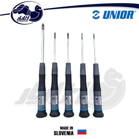 پیچ گوشتی ساعتی یونیور مدل 608CS5E بسته 5 عددی