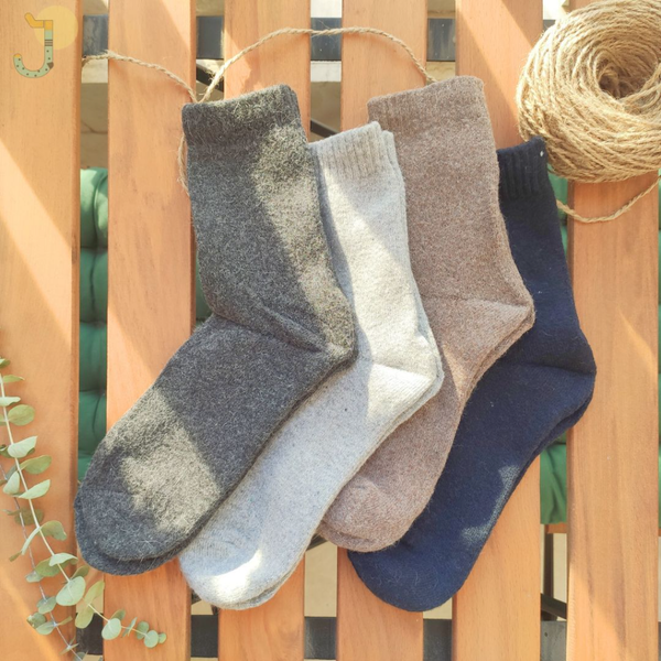 جوراب نیم ساق حوله ای مردانه ساده برند وارداتی