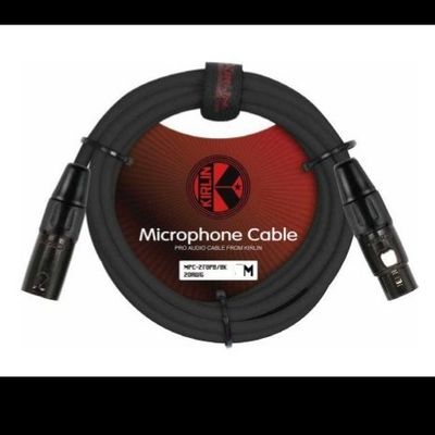 KIRLIN CABLE MPC-280PB/6M (XLR MALE - XLR FEMAIL)