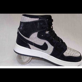 جردن ایر فورس ساقدارمشکی طوسی کد173