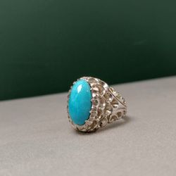 انگشتر فیروزه نیشابور کد 2260