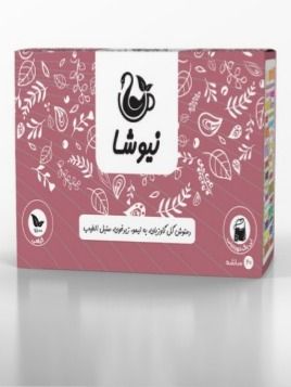 دمنوش گل گاوزبان و به لیمو و زیرفون و سنبل الطیب کیسه ای نیوشا (20عددی) _  Borage + Lemon Verbena + Linden + Valerian