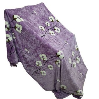 پتوی مسافرتی دونفره سوپرسافت سنگین Super Soft Travel طرح8