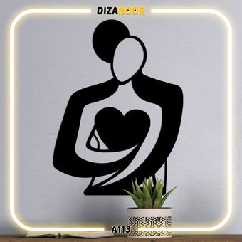 تابلو دیوارکوب طرح عاشقانه دیزانور کد A113