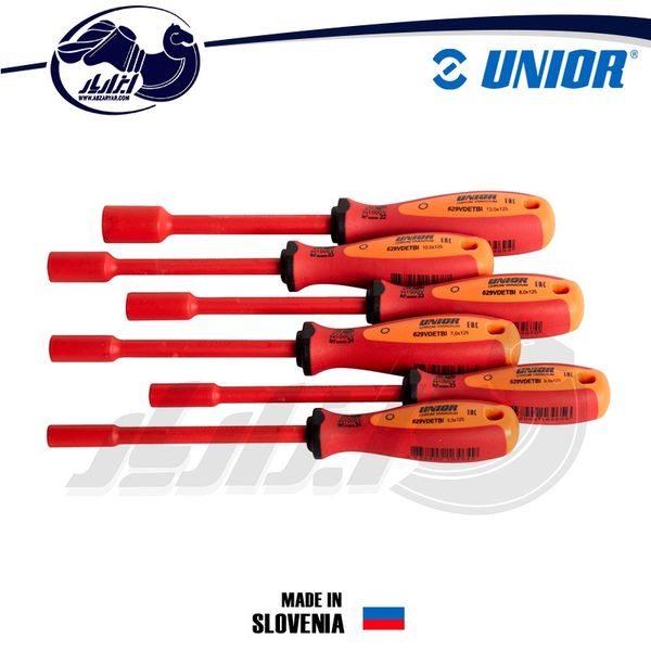 پیچ گوشتی سر بکسی عایق برق یونیور مدل 629CS6VDE-TBI بسته 6 عددی