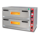 فر پیتزا صندوقی برقی اس جی اس SGS مدل 9292DE دو طبقه | فر پیتزا صنعتی 18 بشقاب 30 سانتی