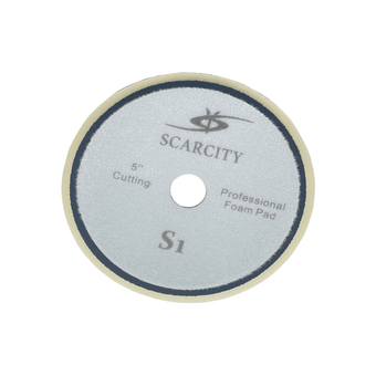 پد پولیش خیلی زبر دوکاره 130 میلی متر سفید اسکارسیتی مدل Scarcity S1