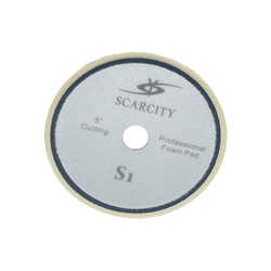 پد پولیش خیلی زبر دوکاره 130 میلی متر سفید اسکارسیتی مدل Scarcity S1