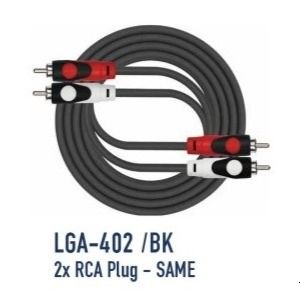 KIRLIN CABLE LGA-402/3M (2*RCA PLUG-SAME)