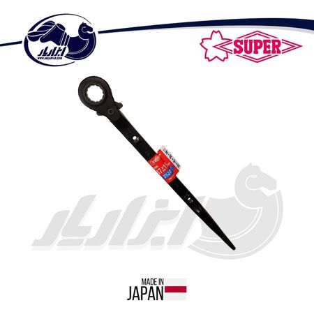 آچار جغجغه ای دم موشی داربستی سوپر مدل RN2123 سایز 21x23 میلی متر