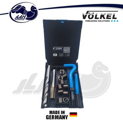 کیت تعمیر رزوه ، قلاویز هلی کوئل ولکل سایز M9x1.25 مدل 04014
