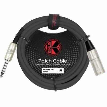 KIRLIN CABLE MP-484PR/3M (XLR MALE-1/4 TRS PLUG)