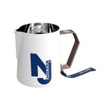 پیچر شیر 400 میلیلیتری برویستا مدل Nasty Jug – پیچر حرفهای لاته آرت با دهانه V شکل و بدنه بیضی