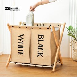 سبد رخت چرک دو قلو مدل لاندری باکس