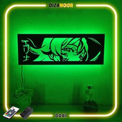 تابلو بک لایت طرح ارینا ناکایری جنگ غذاها دیزانور کد D081