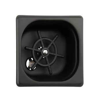 پیچرشور استیل الایت سایز 1/6 مدل Elite Pitcher Rinser – شست‌وشوی سریع پیچر و کاپ با بدنه استیل ضدزنگ، مس و ABS | نصب توکار
