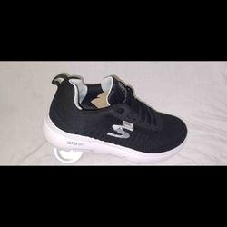 اسکیچرز مردانه مشکی بند دار کد 202