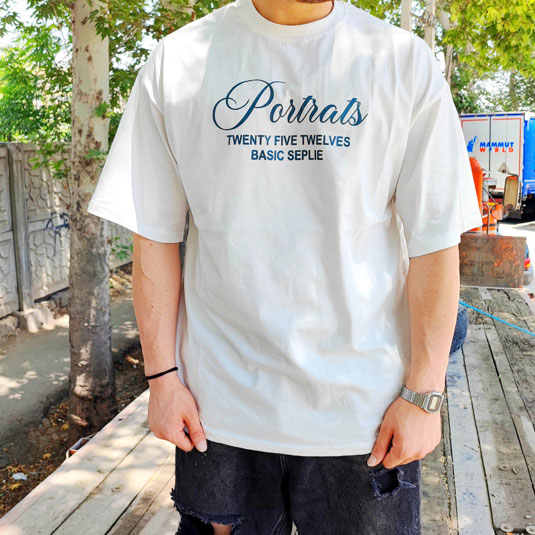 تیشرت پنبه ای اورسایز کد 96