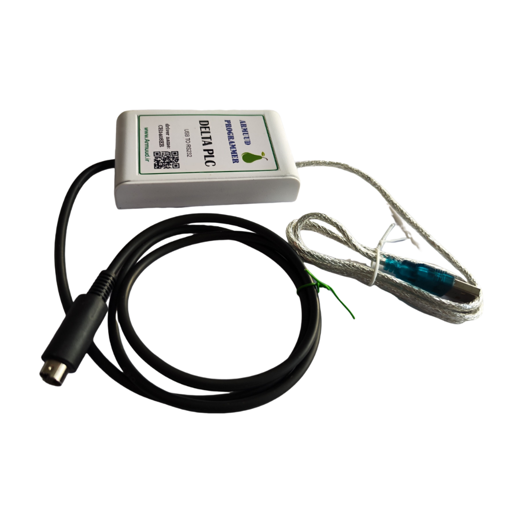 کابل پروگرام پی ال سی دلتا مدل آرمود پلاس / delta plc usb to RS232