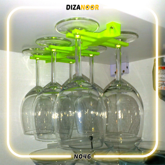 استند آویز لیوان شربت خوری دیزانور کد N046